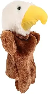 kowaku Plush Eagle Hand Puppet Stuffed Animal Toy for Show Theater Adults Kids