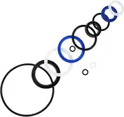 GAROZATION 10pcs Oil Seal High Engine Can Maintenance Repair Material High Pressure Repair Kit Hydraulic Cylinder Rubber