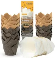 Tulip Cupcake Liners 200PCS, Muffin Baking Cupcake Liners Holders, Baking Cups