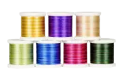 YLI Variegated Silk Thread, 23 dtex 3x2, 200m, 7 Dazzling Colors