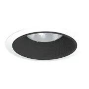 Juno Lighting RcssdDwnltTrim,6in,Wht/Blk,Baffle,Srs24 24 BWH Juno Lighting 24