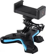 Voniecop Helmet Chin Mount Holder with Phone Stand and Remote Ski/Motorcycle Helmet Stand for Action Camera and Phone