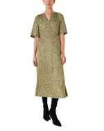Whistles Leopard Midi Dress