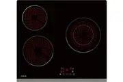 Linarie Nice 60cm 3 Zone Ceramic Cooktop Black LS60C3Z