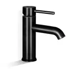 Bathroom Basin Mixer Tap Round Brass Faucet Vanity Laundry Black Cefito