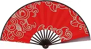 [Generic] Folding Hand Fan for Dancing | Decorative Folding Fans | Hot Weather Cooling Tools, Retro Style Dancing Props for Carnival Birthday
