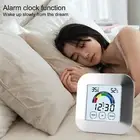 Digital Thermometer Hygrometer Humidity Meter Room Indoor Temperature Clock UK