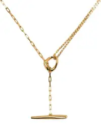 在飛比找Farfetch優惠-Thalassa small T-bar necklace