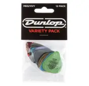 Dunlop - PVP102 Pick Variety Pack Medium/Heavy - 9 packs of 12 pieces