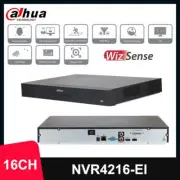 Dahua 4K NVR4216-EI 16CH 2SATA No-PoE NVR AI Video Recorder Face Recognition SMD