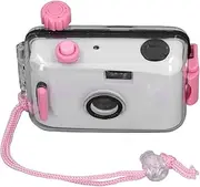35MM Film Camera, Reusable Film Camera with Waterproof Case, Lightweight Film Camera for Photo Shoot (VIT Rosa)
