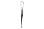 Rexel Lanyard Flat With Alligator Clip Breakaway Black Pack 10