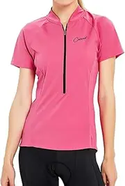 [CATENA] Women's Cycling Jersey Short Sleeve Workout Shirt Running Womens Summer Tops