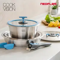 在飛比找PChome24h購物優惠-NEOFLAM Cookvision SUS304不鏽鋼鍋具