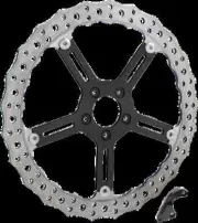 AN Big Floating Jagged Brake Rotor Kit 15in Rt Hub Dyna Super Glide Custom 06-11