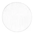 Round BBQ Grill Net 17.5" Dia Galvanized Iron Barbecue Mesh Mat