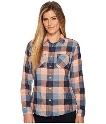NWT WOMENS WOOLRICH CONUNDRUM ECO RICH CONVERTIBLE SHIRT $65 Bluestone