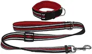 KYSA Pet Supplies Wholesale Large, Medium and Small Dogs air mesh Collar Thickened Comfortable Reflective Collar Telescopic Dog Rope