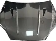Hood Scoops for Cars， Car Body Kit Auto Parts PD Style Compatible for Tesla Model S Carbon Fiber Hood Engine Cover Body Kit