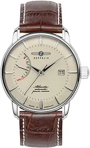 [Zeppelin] atlantic Mens Analog Automatic Watch with Leather bracelet 8462-5