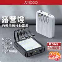 在飛比找蝦皮購物優惠-MINIQ CG10000CA 露營燈 自帶充電線 多功能行