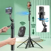 Gimbal Stabilizer Selfie Stick Tripod Smartphone handheld phone bluetooth remote