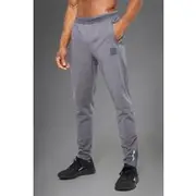 Mens Charcoal Man Active Tapered Performance Jogger