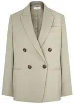 Vince Double-breasted Blazer - Off White - 10 (UK14 / L) 10 (UK14 / L)
