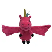 Love Ems Pink Unicorn Wearable Plush Toy Kids/Children Soft Animal Slap Band