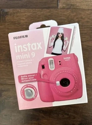 Fujifilm Instax Mini 9 Instant Camera Flamingo Pink Rare Color