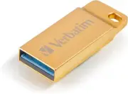 Verbatim 99105 32GB Metal Executive USB 3.0 Flash Drive Gold Pack of 4