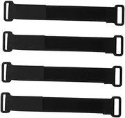 Alipis 4pcs Recorder Fixing Belt Dashcam Cam Strap Rear View Mirror Camera Bracket Car Rearview Mirror Bracket Vehicle Dash Cam Mounting Strap Car Accessories Mounting Straps Black Nylon