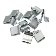 14 Pieces Silver Adjustable Steel Pilaster Shelf Clip Support,