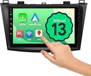 Eonon Car Stereo Receiver for Mazda 3 2010-2013, Wireless CarPlay & Android Auto Headunit, 9" Touchscreen GPS Navigation, Bluetooth, AM/FM, SWC, 2G+32G-M3BLA13