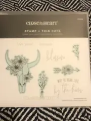 Close To My Heart Bloom With Grace B1726 Thin Cuts FRAMELIT NEW Rare Retired