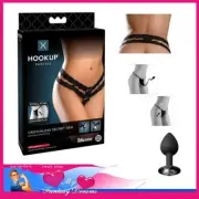 Wearable and Walkable Size 4-12 Au Anus Plug Kit Ge Base Silicone Crotchless Fun
