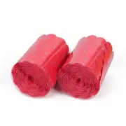 Red Hook & Loop Sticky Self Adhesive Dots Coins Circles Tape 10, 15, 20, 25 30mm
