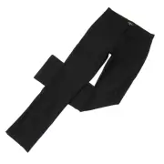 NWT Eileen Fisher Slim Boot Cut in Black Washable Stretch Crepe Pull-on Pants XS