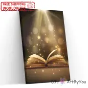 Paint By Numbers Kit Book Abstract DIY Home Decor Brush Kids Wall Acrylic Canvas
