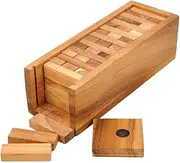 Gift Wood Stacking Blocks Tower Stacking Game Toy Party Entertainment Package ( Color : 1 )