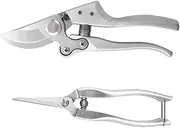 1Set Durable Gardening Scissors Ergonomic Fruit Shear with Non Slip Handles Resistant Pruning Tool for Effortless Branch Trimming and Home Gardening