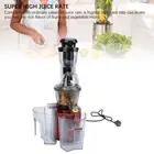 US Electric Juicer Red 500W 65Db Slow Masticating Multifunctional Wide Mouth Jui