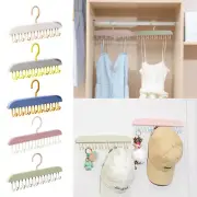 Space Saving Wardrobe Storage Organiser Cloth Hook Tie Rack Hanger Home TK