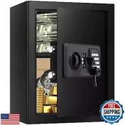 3.0 Cub Large Home Safes Fireproof Wterproof, Anti-theft Fireproof Safe with