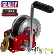 Sealey Geared Hand Winch with Brake & Webbing 540kg Capacity