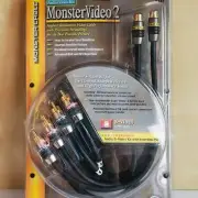 Monster Video 2 A/V Audio/S-Video Cable Kit with Interlink 250 ~ 1 Meter 2 Pack