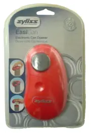 Zyliss EasiCan Electronic Can Opener Battery Operated Hands Free Red New