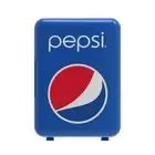 6.85in.0.15cu.ft.Blue Pepsi Theme Retro Compact Mini Fridge Without Freezer