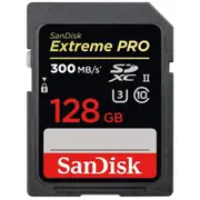 SanDisk Extreme Pro SDXC Memory Card V90 - 128GB UHS-II - Read up to 300MB/s - [SDSDXDK-128G-GN4IN]