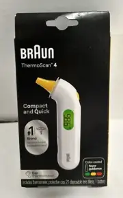 Braun IRT3515 ThermoScan 4 Ear Thermometer (b12)